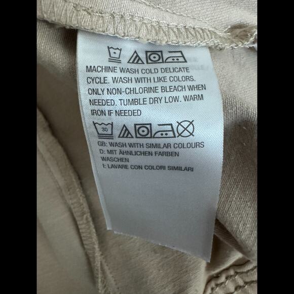 Denim & Co. Signature Color Perfect Flex Denim Jacket Stone Kacki 3X - Picture 11 of 15